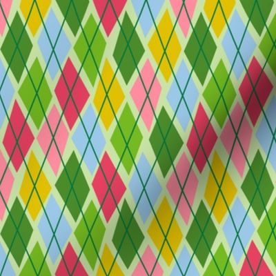 Whimsical Argyle -Traditional