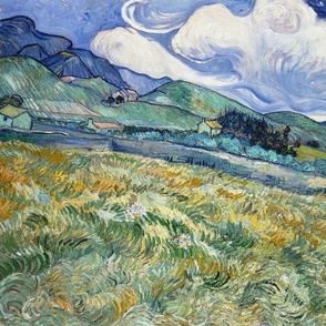 GRASSFIELD COUNTRY LANDSCAPE - VAN GOGH