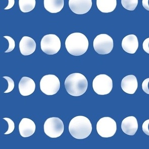 moon phases - blue 2