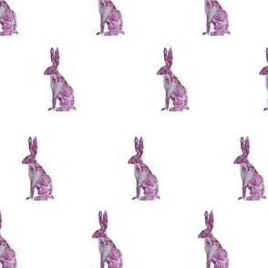 Watercolour Collage Hare