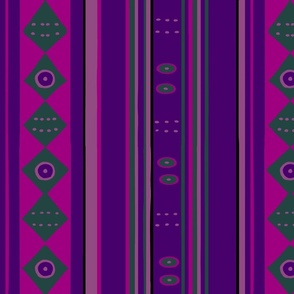 Peruvian Inca Tribal - Design 12653302 - 30" x 18" repeat
