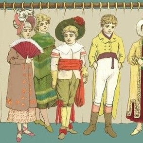 Victorian Teens in Fancy Dress