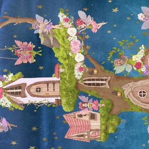 36x54 fairy blanket night sky