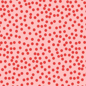 Tiny Dots_Red/Peach_Medium