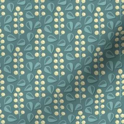 Pattern 0666 - Abstract yellow berries