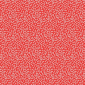 Tiny Dots_White/Red_Small