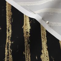 Abstract golden stripes black background