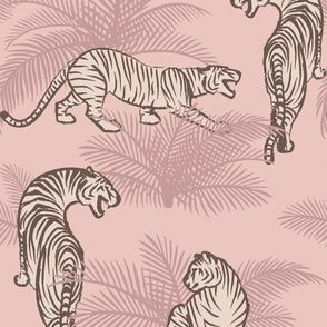 Jungle Tigers soft pink