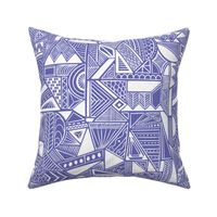 Veri Peri modern geometric reversed - medium large scale