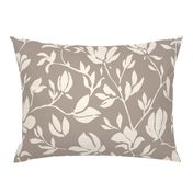 Flora - XL - Taupe brown background