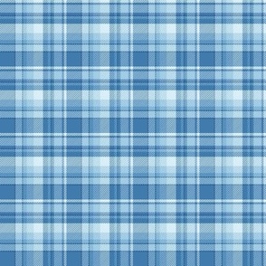 Blue Classic Woven Plaid Check 2in