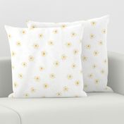 Love seventies retro style sunshine sun soft pastel nursery neutral yellow on white