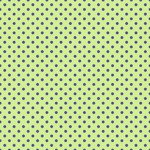 Violet Background Dots - Pale Green