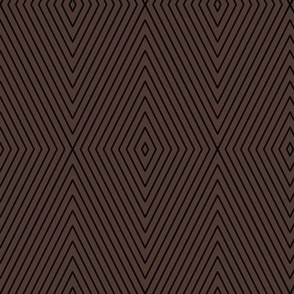Geometric diamonds modern home interior texture minimalist style chocolate brown black