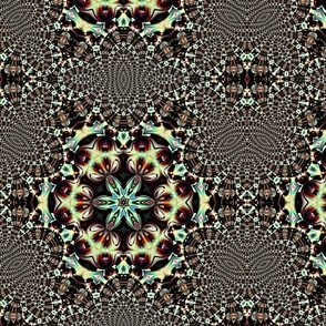floral floating in fractals