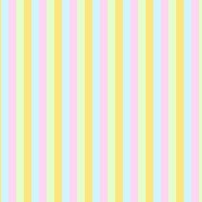 micro pastel stripes fabric - easter fabric
