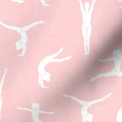 Gymnastics - gymnast - baby pink - LAD22