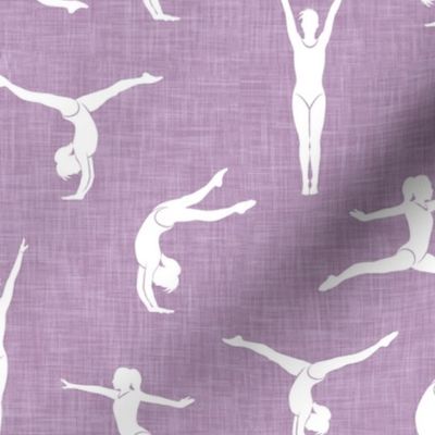 Gymnastics - gymnast - lilac  - LAD22