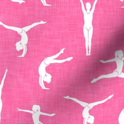 Gymnastics - gymnast - pink - LAD22