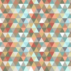 Triangles in Muted Earthtones