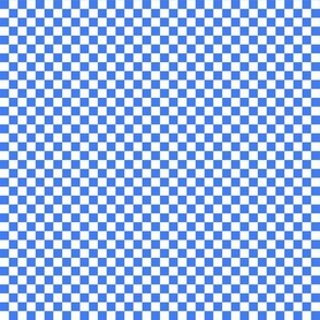 medium blue checker half inch