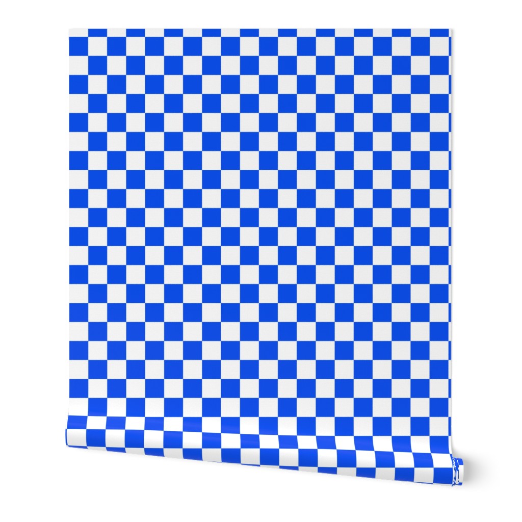 royal blue pops checker half inch