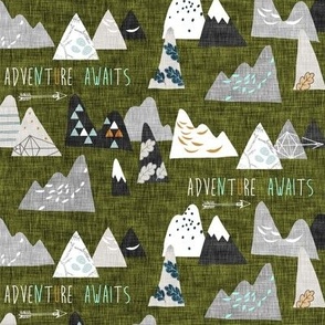 Adventure Awaits (moss) SML 