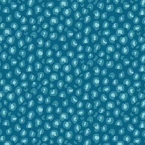 Leopard Print in Blue