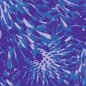 Dandelion Flower Abstract - Sky Blue Lilac