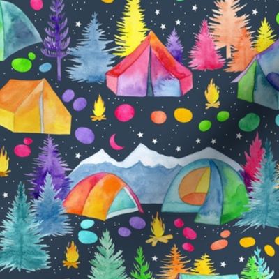 campsite dreams - navy