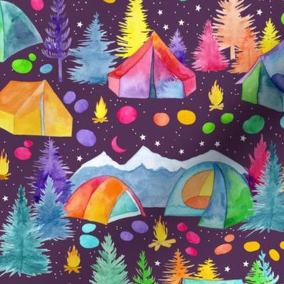 campsite dreams - plum