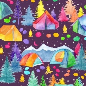 campsite dreams - plum