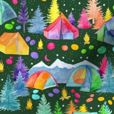 campsite dreams - green