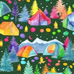 campsite dreams - green