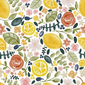 Lemonade Collection  - floral and greenery