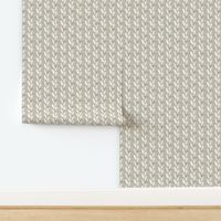 White watercolor realistic knitted pattern