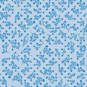 SAMPLE - Forget Me Not Pastel Pink Wallpaper by Coloroll M0843