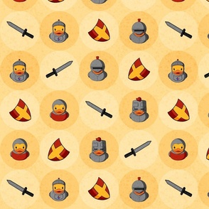 Medieval Knight Rubber Duck Bubbles