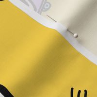 Skater Penguin (yellow)