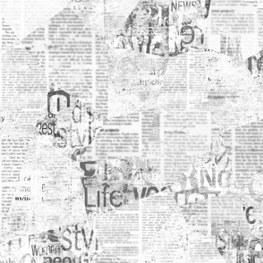 Newspaper paper grunge newsprint patchwork background #7