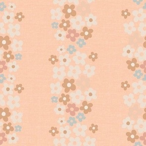 Daisy Stripes Peach Blossom_Iveta Abolina