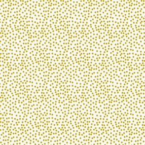 Tiny Dots_Gold/White_Small