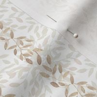 Bella Petals Smoky Quartz Watercolor Stripe on Delicate Leaves