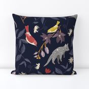 Spotted Quoll - Navy