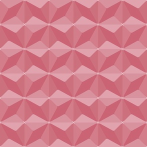 Midcentury Geo Stars - Pink 