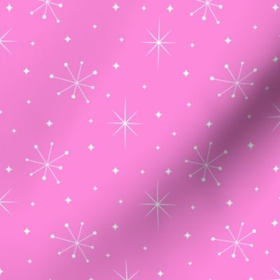 Midcentury Stars - Pink
