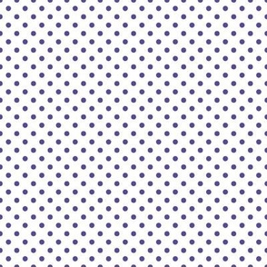 Violet Background Dots - White