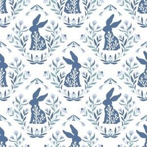 Preppy Blue Fabric Wallpaper and Home Decor  Spoonflower