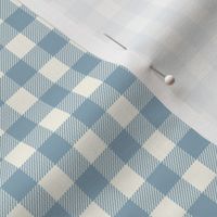 blue check fabric - easter coordinate