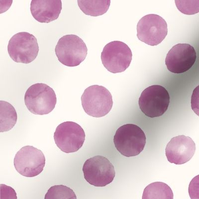 medium dots purple cream background